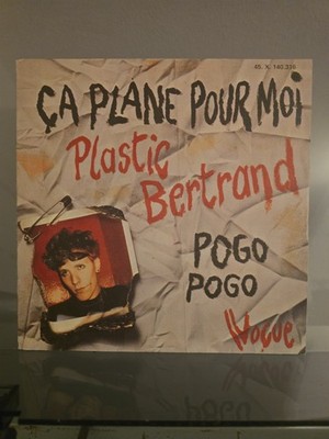 Plastic Bertrand  Ça plane pour moi  7 ZOLL VINYL SINGLE 1977