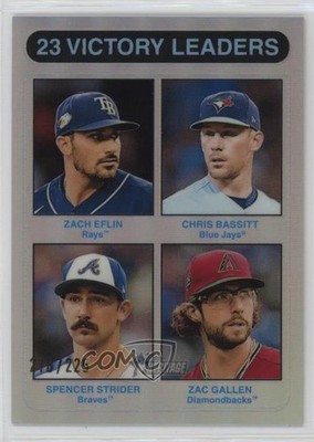 2024 Heritage High Number Chrome Silver Border Zac Gallen Spencer Strider 1e1o