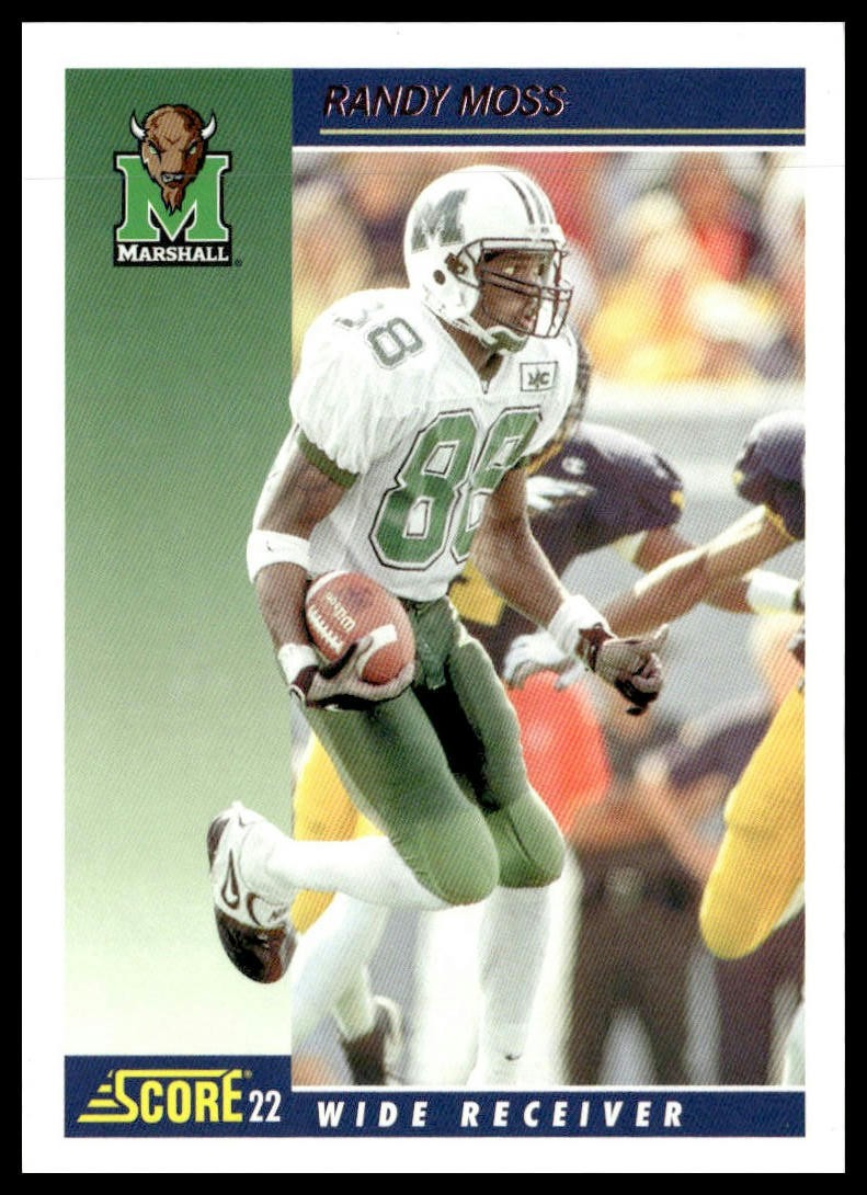 2022 Panini Chronicles Draft Picks #21 Randy Moss Score Retro Bronze