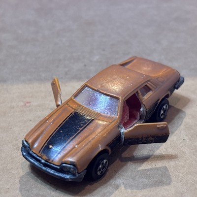VTG 1987 Road Champs Brown Harrison Jaguar XJ-S 1:64 Diecast Car Opening Doors