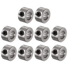10 x Set Screw Shaft Collars 6mm ID 12mm OD Gear Stopper Wheel Collar