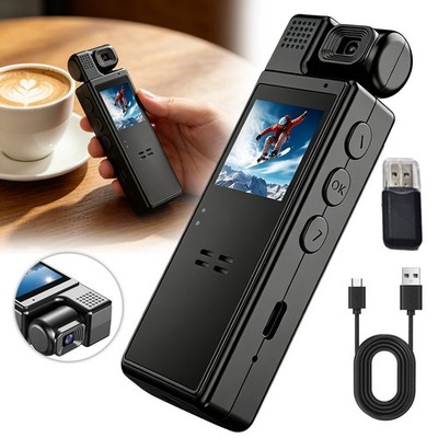 1080P Body Camera Camcorder Dashcam HD IR-Nacht Für Sport Radfahren Konferenz