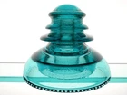 EXCEPTIONAL- V.G. CONVERSE PROVO TYPE PATENT 1893 Glass Power Insulator