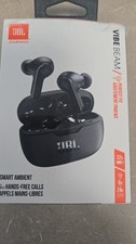 JBL Vibe Beam True Wireless Bluetooth Earbuds Smart Ambient Water Resistant Bla  