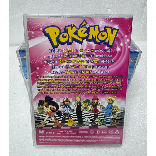 Pokemon Complete Series DVD Box Set (Seasons 1–25) English Dubbed All Region - Zdjęcie 8 z 18