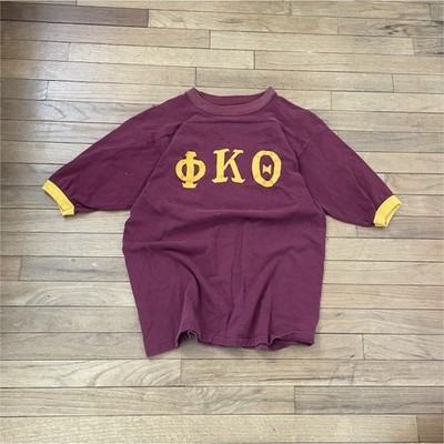 True Vintage Single Stitch Maroon Phi Kappa Theta Fraternity Jersey