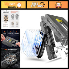 6-Pack Apple Watch Screen Protector 44mm 45mm, Soft Film with Installation Kit,