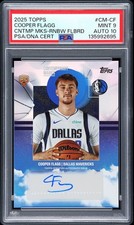 2025 TOPPS CONTEMPORARY MARKS RAINBOW FOILBOARD COOPER FLAGG RC PSA 9 AUTO 10