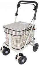 NEW Prestige 3 in 1 Shopping Trolley (WITH SEAT!) - (Light Tartan)…