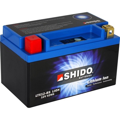 Shido Lithium Batterie LiFePO4 - Hohe Startleistung, Leicht, Langlebig, Sicher