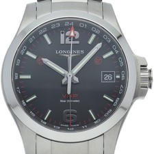 LONGINES Conquest VHP GMT Watch 41mm L3.718.4.56.6 Stainless Steel mensWatch...