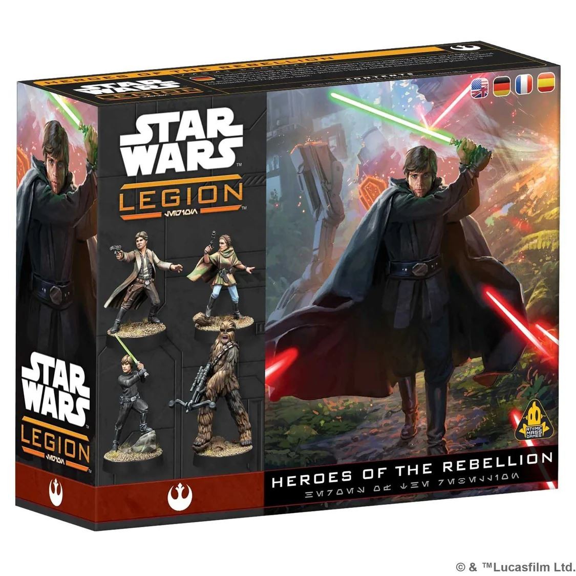 Star Wars Legion - Heroes Della Ribellione Pacchetto Personaggi Miniature