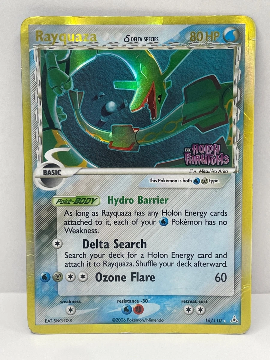 Rayquaza Pokémon TCG Holo Rare Individual Collectible Card Game