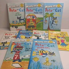 Pete the Cat I Can Read Books Lot of 9 My First Phonics Scholastic Paperback