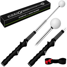 Golf Swing Trainer Grip Trainer - Retractable Training Aid