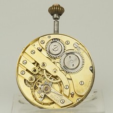 Rare Pocket Watch Movement Men's no fusee duplex chronometer no repeater RAR