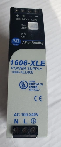 Allen Bradley 1606-XLE80E 24 vdc DIN rail power supply
