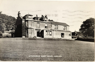 RPPC Altachorvie Guest House Lamlash Isle of Arran Scotland UK Postcard D32