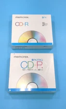 Memorex CD-R Discs 2 5 packs NEW SEALED 52X 700MB 80 minutes