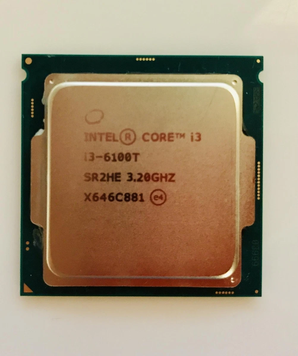 Intel Core i3-6100T Processor Model Computer Processors (CPUs) for