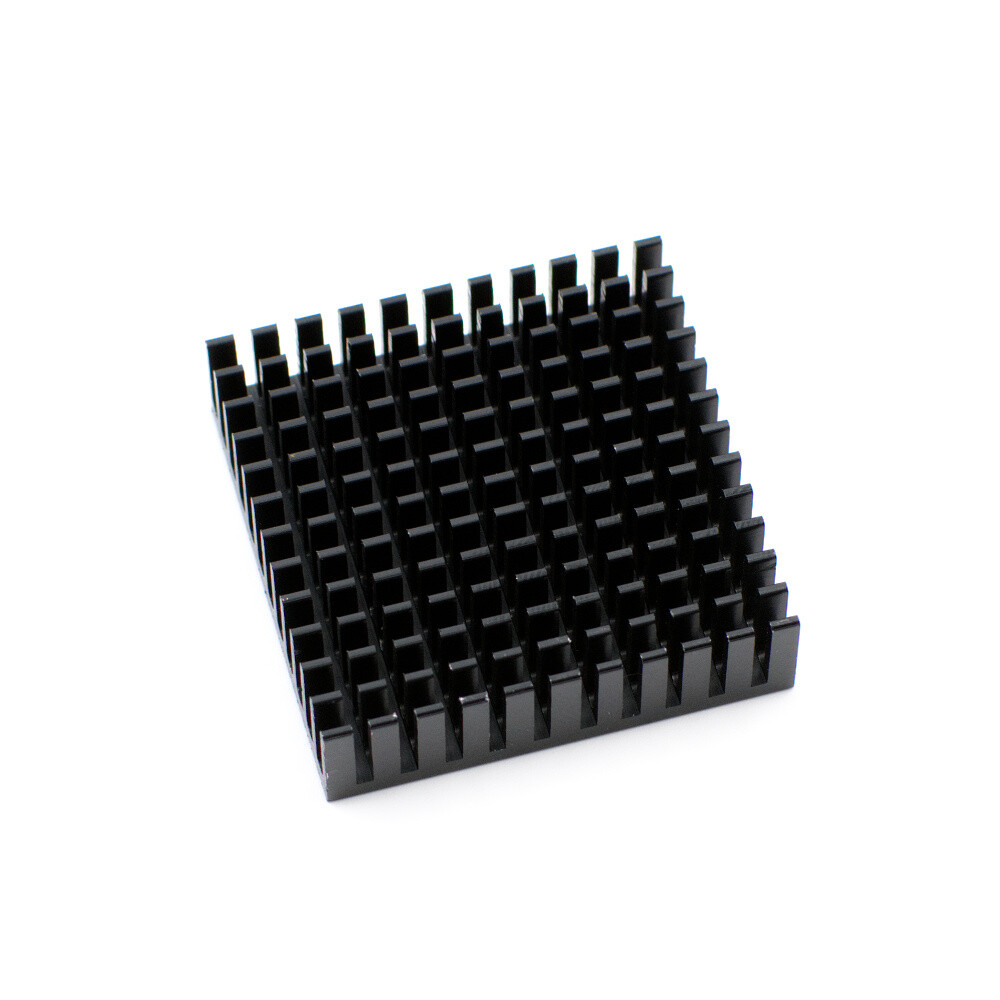 10 Stück Aluminium-Kühlkörper 40x40x11 Mm – Für Leiterplatten, ICs Und Elektronische Bauteile