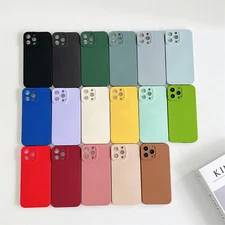 For iPhone SE 2022/20 3rd/2 8 76 Plus Liquid Silicone Shockproof Slim Phone Case