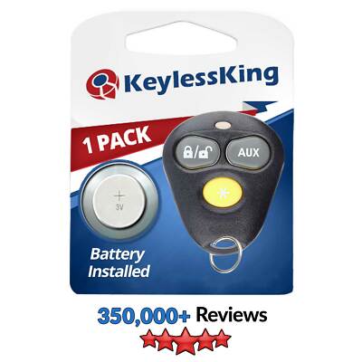 Fits Dei Viper 3 Button Yellow Keyless Entry Remote Car Key Fob EZSDEI474V 473V