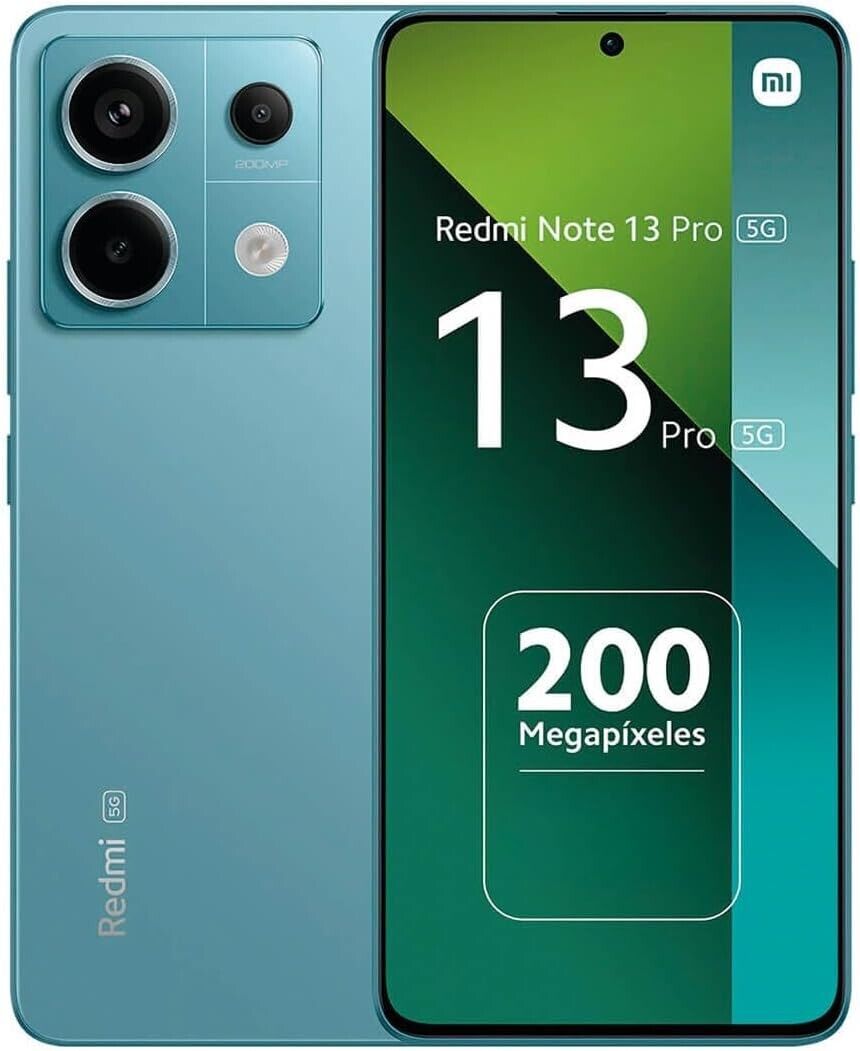 XIAOMI REDMI NOTE 13 PRO 5G DUAL SIM 12/512GB OCEAN TEAL 200MPX GARANZIA 24MESI