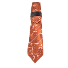 Steven Land Men's Tie Hanky Set Mocha Powder Blue Burgundy Pink Floral 2 Pieces