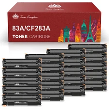 20 Pack CF283A Black Toner for HP LaserJet Pro MFP M125a M125nw M160rnw M127fn