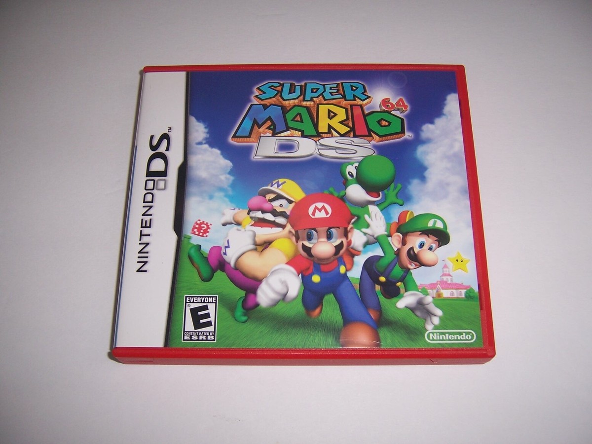 Authentic Replacement Box Case for Super Mario 64 DS Nintendo DS