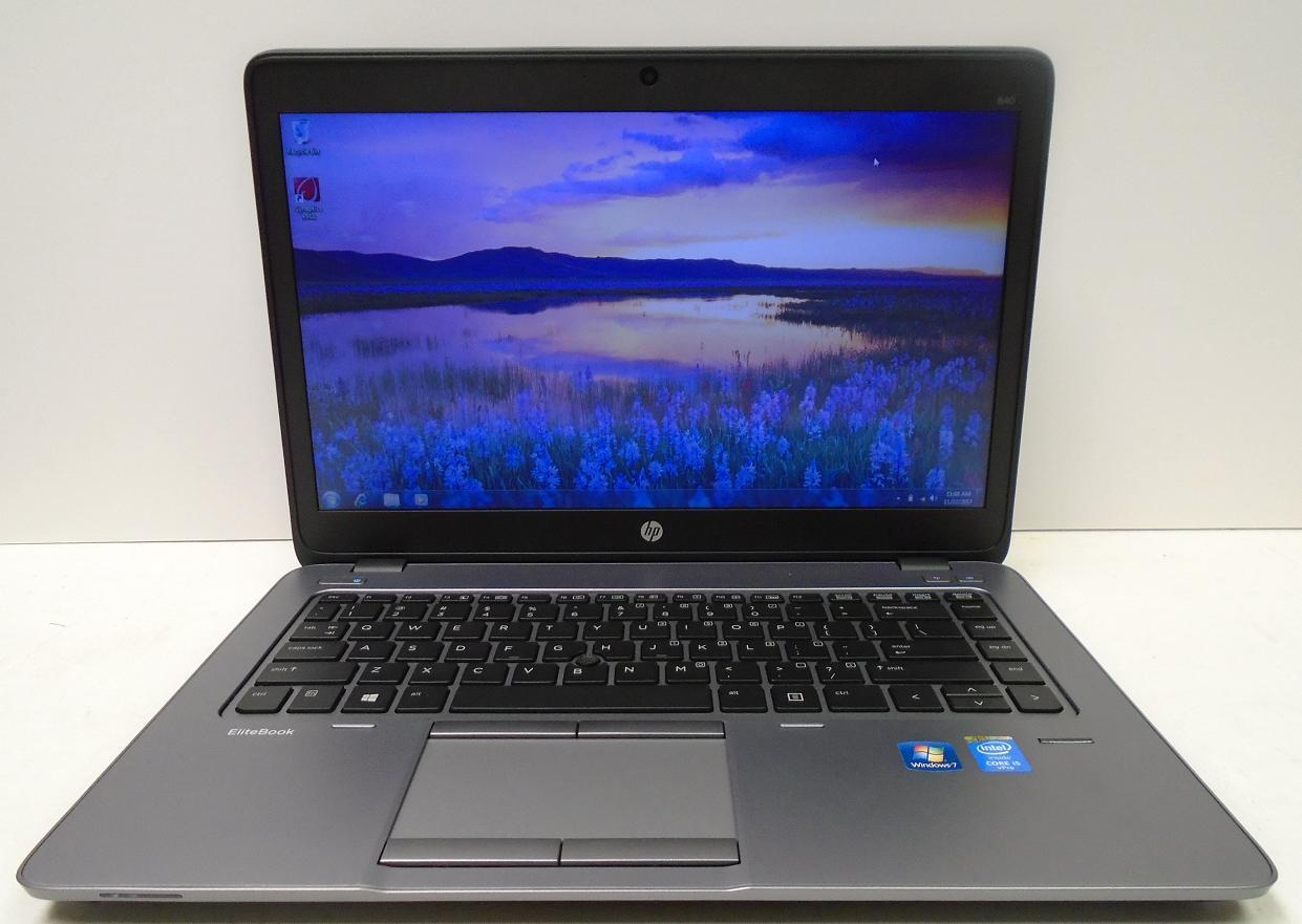hp elitebook 840 g2 core i5-5300u 2.3ghz 8gb 256gb 14″ laptop