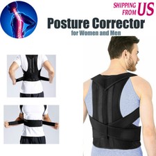 Posture Corrector Clavicle Shoulder Support Back Brace Full Adjustable US SUPPLY