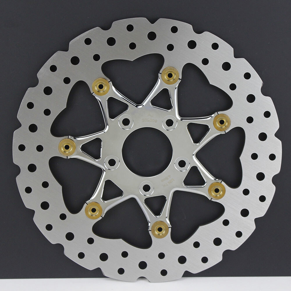 Youxmoto Front Brake Rotors & Pads Kit For Harley Davidson (2000-2007) – Fits Road King, Street Glide, Fat Boy, Sportster & More