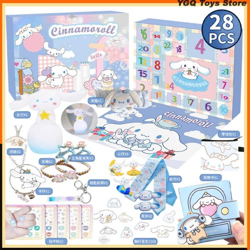 NEW Sanrio Cinnamoroll Christmas Advent Calendar Kawaii Kuromi Anime Cartoon Ran