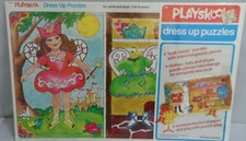 174-4 PLAYSKOOL DRESS UP PUZZLE   FAIRY PRINCESS BALLERINA GIRL  1981