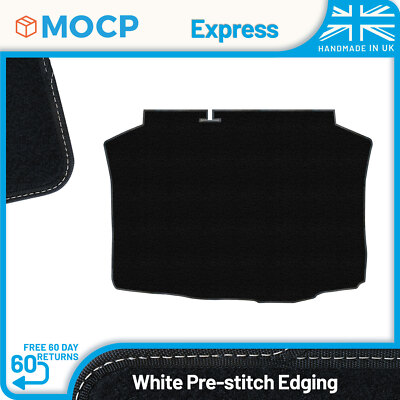Express with White Pre-Stitch Trim Boot Mat to fit Seat Ibiza 2008-2012