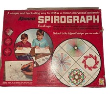 1970 Kenner's Spirograph Drawing Set Vintage Classic Incomplete See Pi  ctures