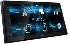 JVC KW-M150BT 6.8" Touchscreen Shallow Bluetooth Digital Media Stereo Receiver