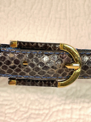 Sheka Genuine Snakeskin Two Toned Vintage 80 display picture 1