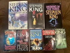 Stephen King Horror Book Lot of 8 IT Christine Dreamcatcher Dark Tower & More