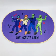 UNIVERSAL MONSTERS Floor Mat Rug 2024 Japan City Studios Dracula Wolf Man Mummy