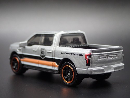 2022-2025 FORD F150 Rayo Camioneta Pickup Plata 1/64 Escala Modelo Fundido Car - Imagen 6 de 8