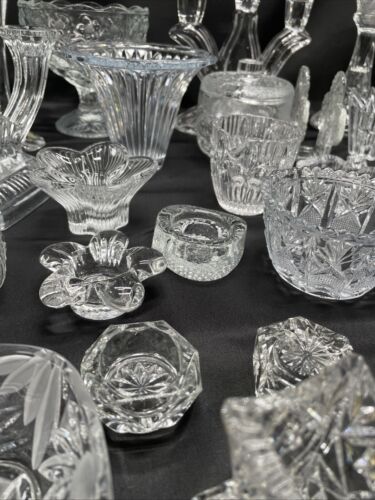 Konvolut Kerzenständer,Dosen Aus Kristall,Glass Sammlung 30 Teilen Kerzen#2 W3 - Bild 9 von 24