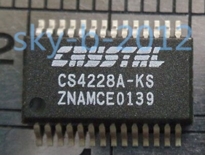 3x CS4228A-KS Codec Audio SSOP-28 2ADC/6DAC 24-bit - Chip Gate Nuovi Senza Confezione