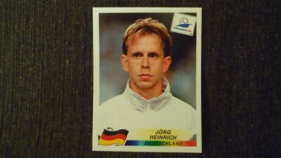 AUFKLEBER JORG HEINRICH # 382 ''WELTMEISTERSCHAFT FRANKREICH 98'' PANINI 1998 NEU ORIGINAL