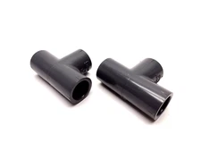 Spears 801-005 Schedule 80 PVC Tee 1/2" x 1/2" x 1/2" PVCI LOT OF 2