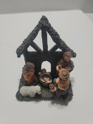 K's Collection Vintage Nativity Scene Home Decor 5''