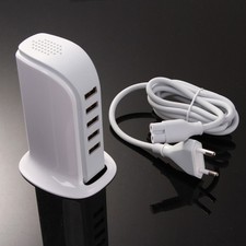 5V 6A 5 Port USB Wall Charger For Multiple Devices iphone 6 Plus 5 4 Samsung HTC