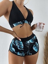 Women Padded Push Up Bikini Set Ladies High Waist Swimwear Swimsuit Bathing Suit